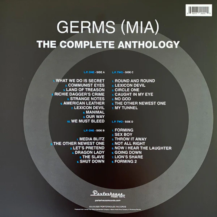 Germs, The - MIA: The Complete Anthology Vinyl LP Record