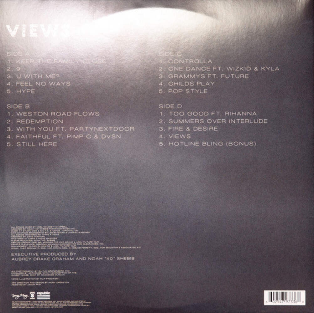 Drake - Views 2x Vinyl LP Record