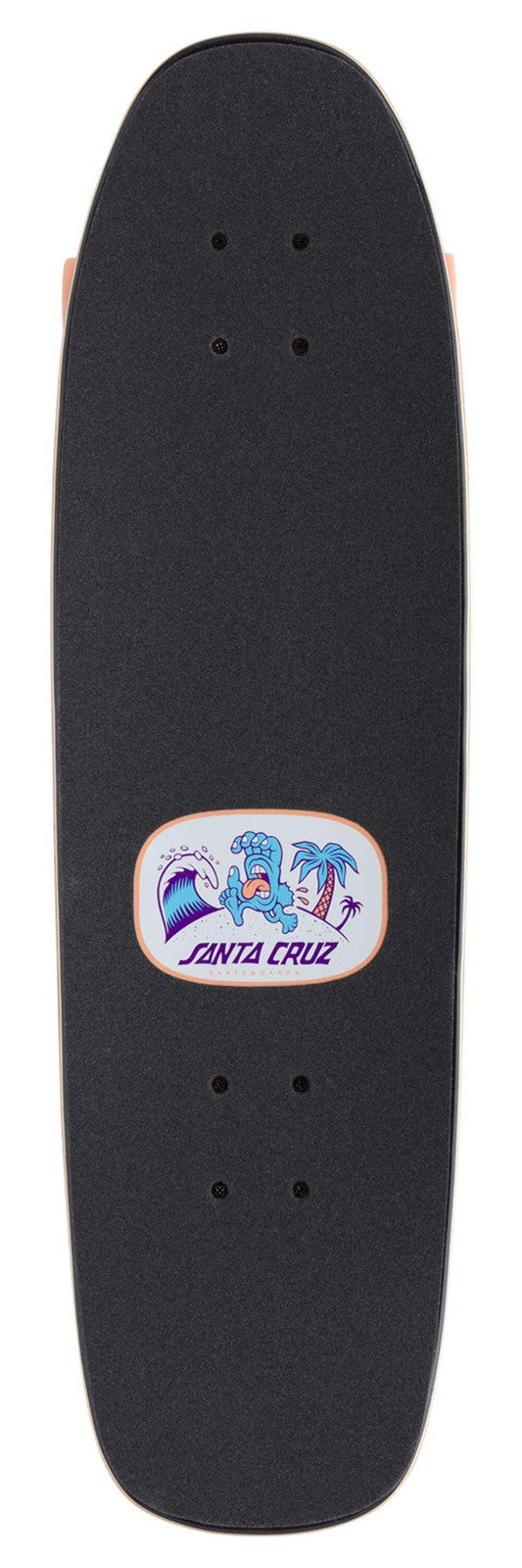 Santa Cruz Beach Bum Hand Street Cruzer Complete Skateboard 8.4"