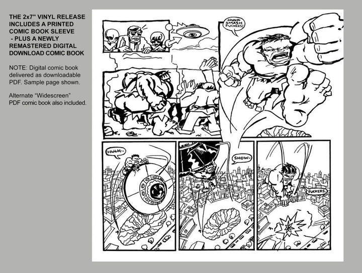 Sides 11-14 - Yowie / Colossamite / Pre / Mule 2x 7" + Comic Book