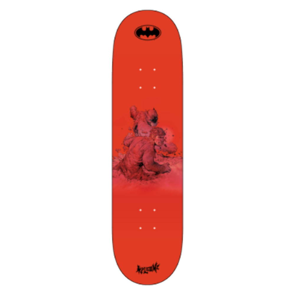 WELCOME X BATMAN KNOCKOUT 8.25" SKATEBOARD DECK
