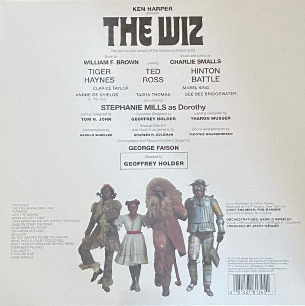 Various ‎– The Wiz (The Super Soul Musical "Wonderful Wizard Of Oz") Vinyl LP Re