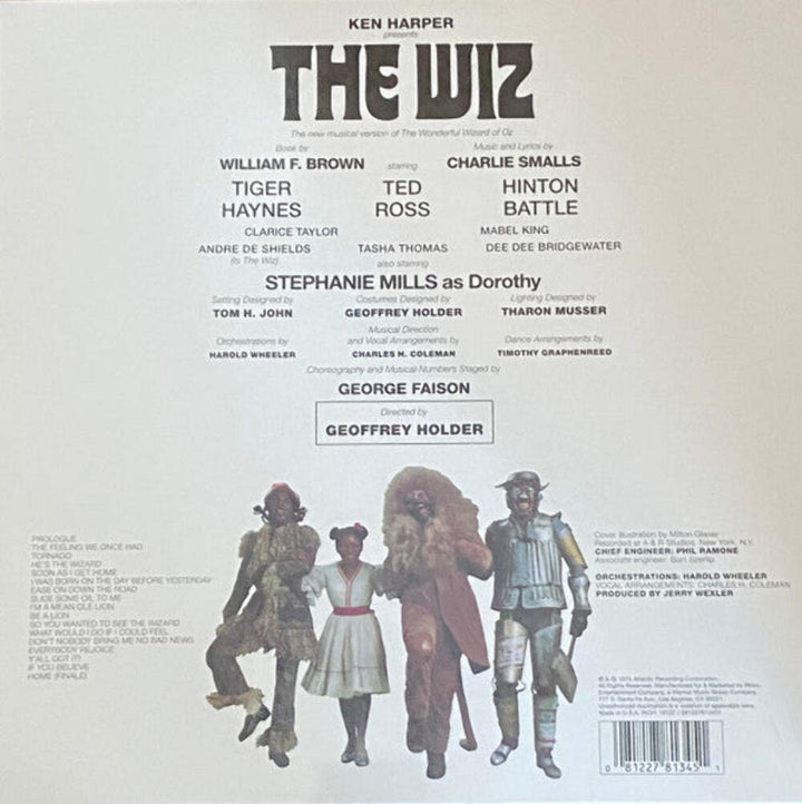 Various ‎– The Wiz (The Super Soul Musical "Wonderful Wizard Of Oz") Vinyl LP Re
