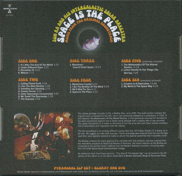 Sun Ra and His Intergalactic Solar Arkestra – Space Is The Place: OST Color 3x V