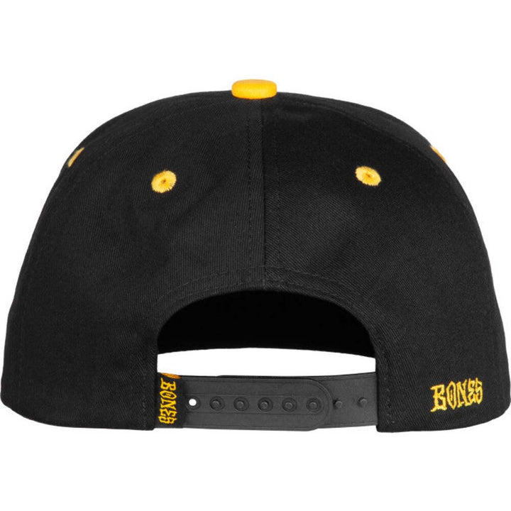 BONES WHEELS Vato Rat Cotton Twill 6 Panel Black Hat