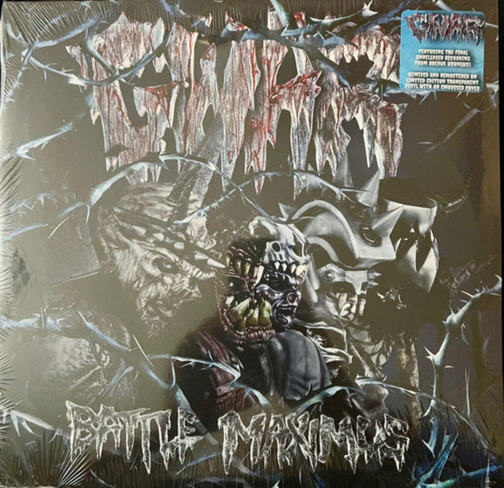 Gwar – Battle Maximus Crystal Blue w/Dark Blue Swirl Color 2x Vinyl LP Record **