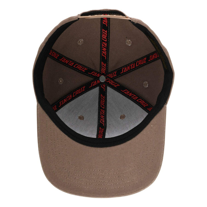 Santa Cruz Plasma Stacked Strip Snapback Structured Hat