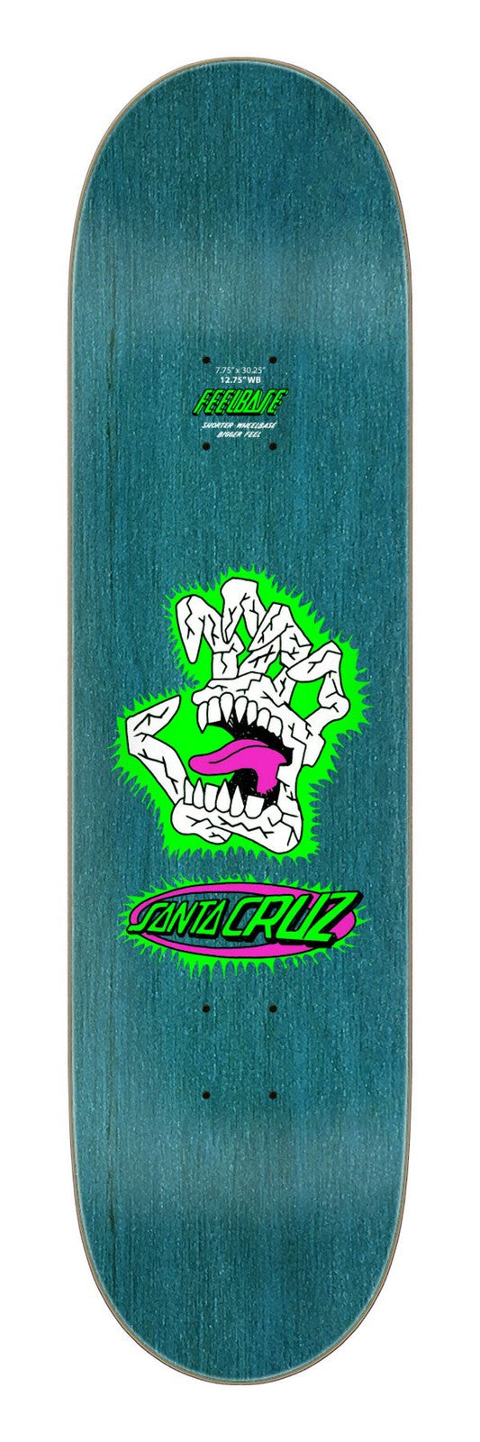Santa Cruz Scribble Head FeelBase 7.75" Skateboard Deck