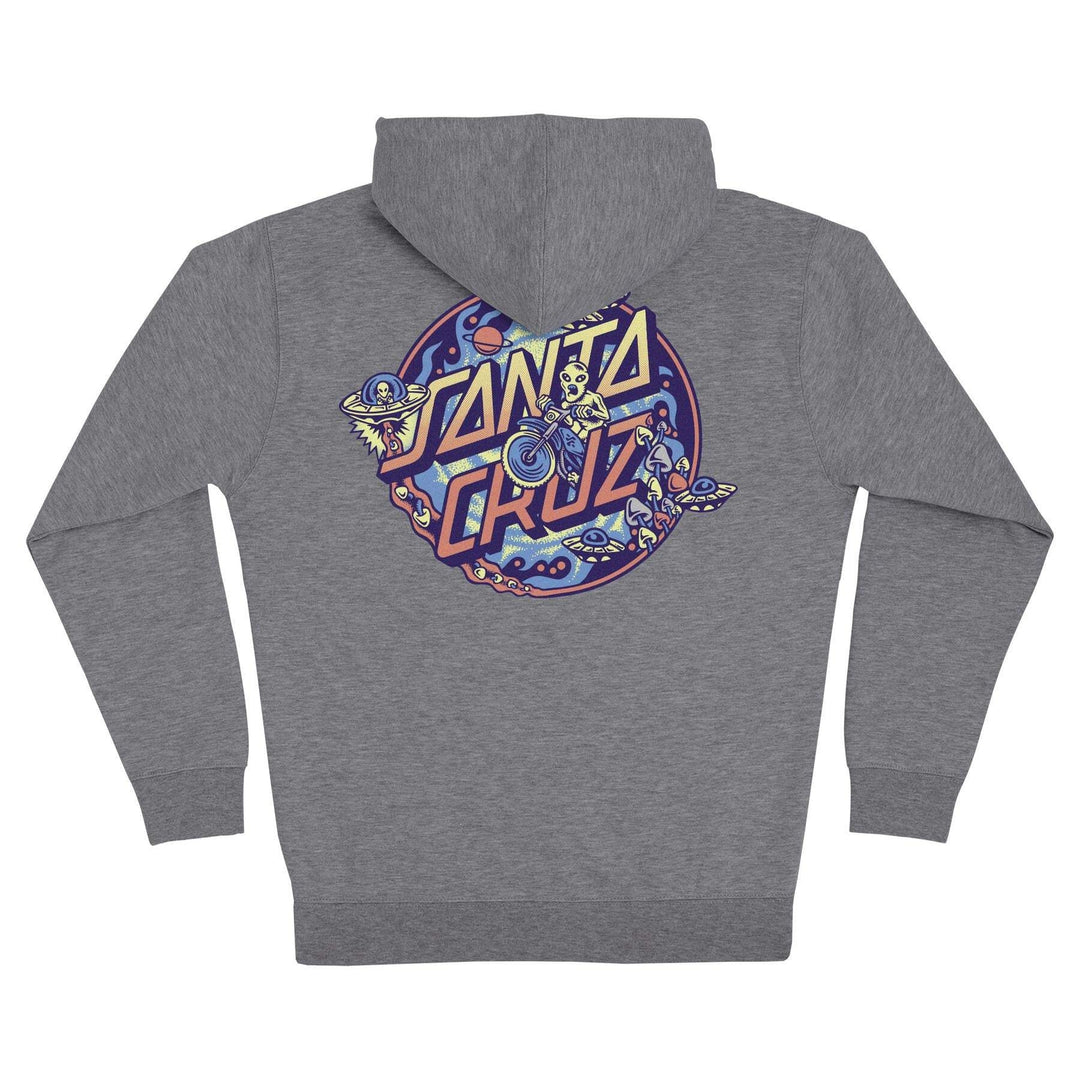 Santa Cruz Winkowski Dope Planet 2 Dot Zip-Up Hooded Sweatshirt