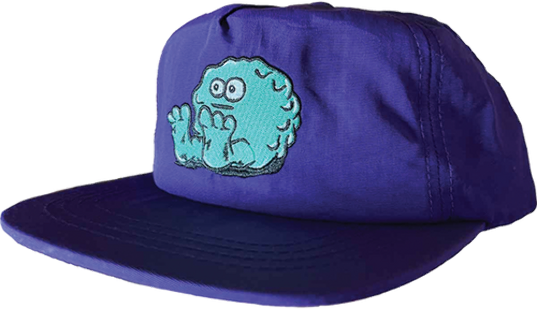 Snot Wide Boy "Booger Logo" Purple 5 Panel Nylon Hat