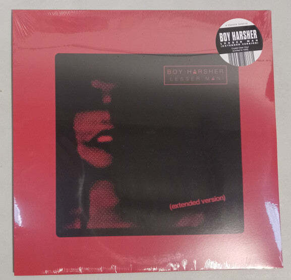 Boy Harsher – Lesser Man EP (Extended Version) Crystal Clear Color Vinyl LP Reco
