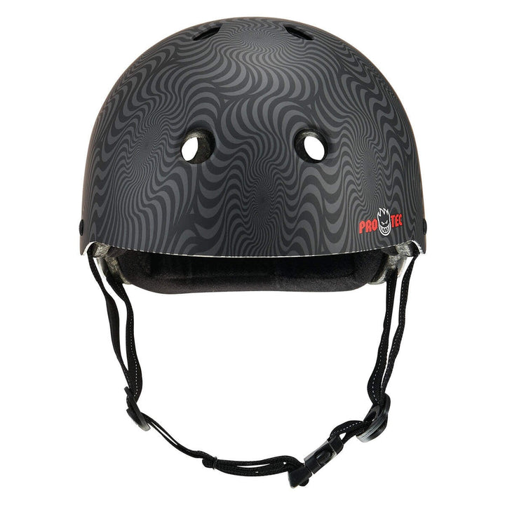 Pro-Tec x Spitfire LOW PRO (Black Swirl) Certified Helmet