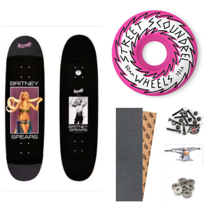 WELCOME X BRITNEY SPEARS "SNAKE" 8.8" COMPLETE SKATEBOARD