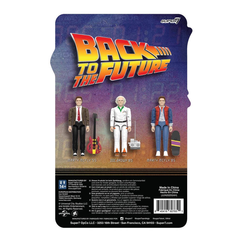 バック・トゥ・ザ・フューチャー フィギュアセット super7 Super7 X Back To The Future - Marty Mcfly '55 - Wave 01 Reaction
