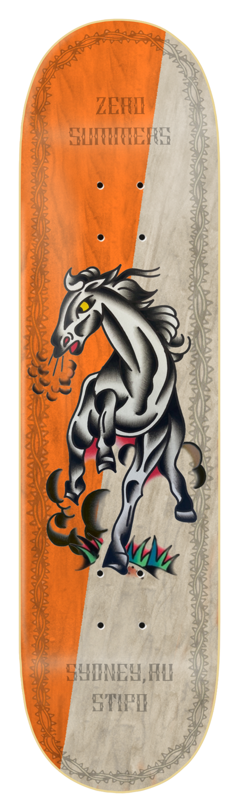 Zero Summers "Stipo" 8.375" Skateboard Deck