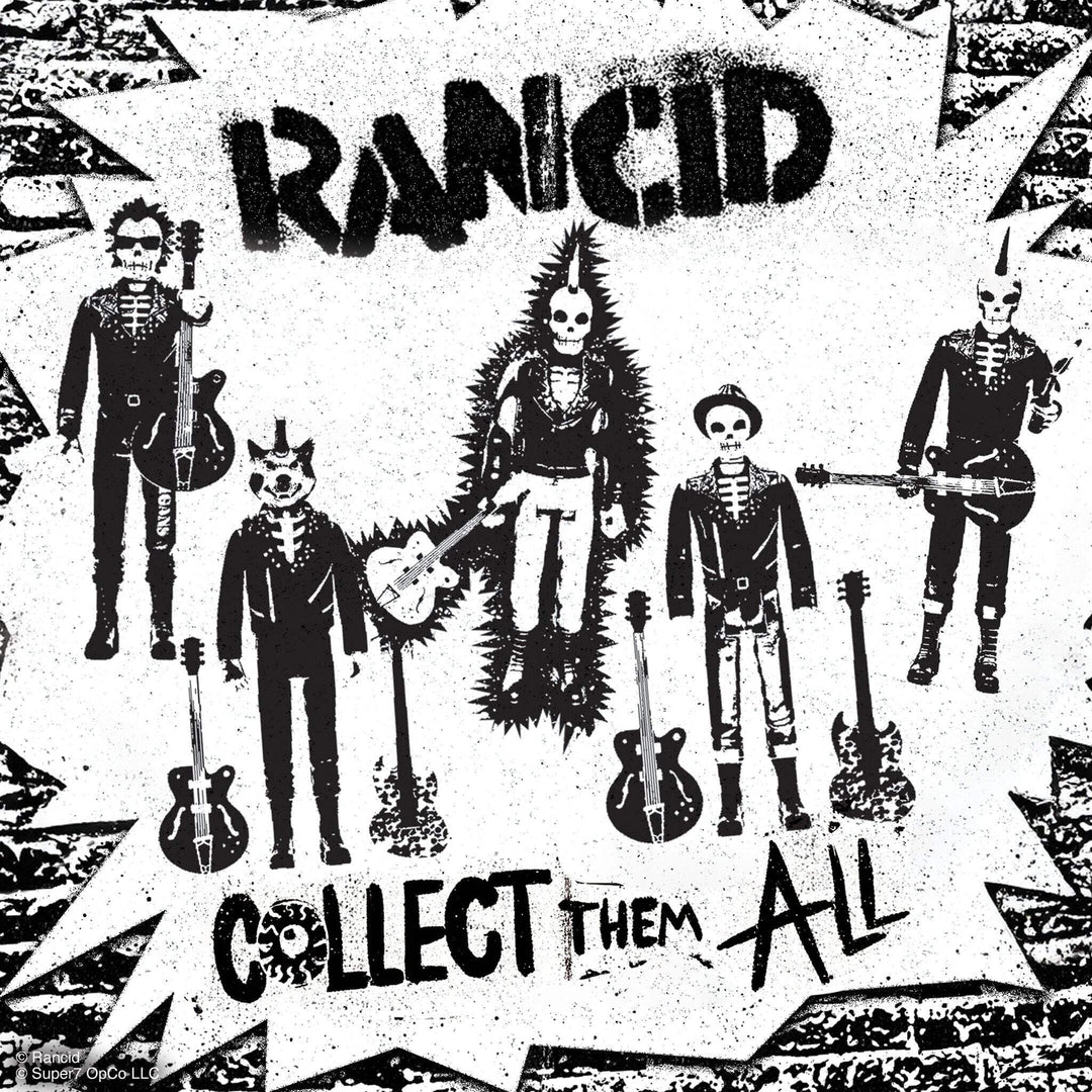 Super7 x Rancid - Skeletim (Time Bomb) ReAction Figure