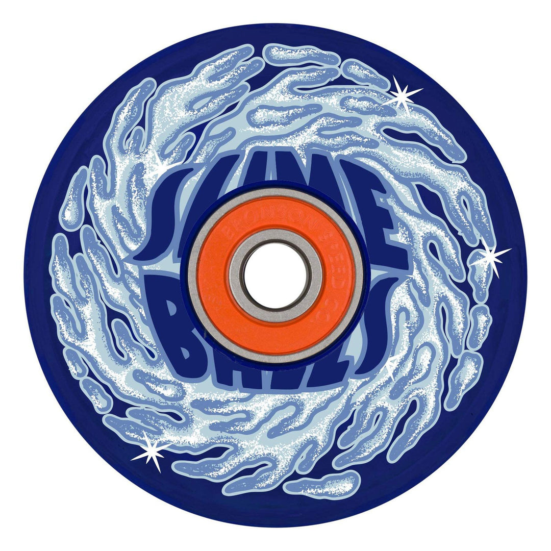 Slime Balls Ice Light Ups OG Slime Blue 66mm 78a Skateboard Wheels