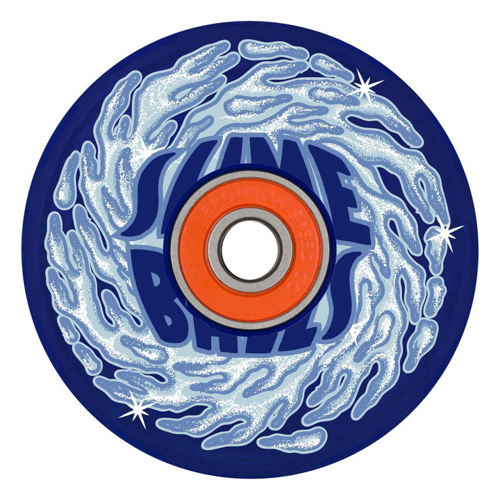 Slime Balls Ice Light Ups OG Slime Blue 66mm 78a Skateboard Wheels