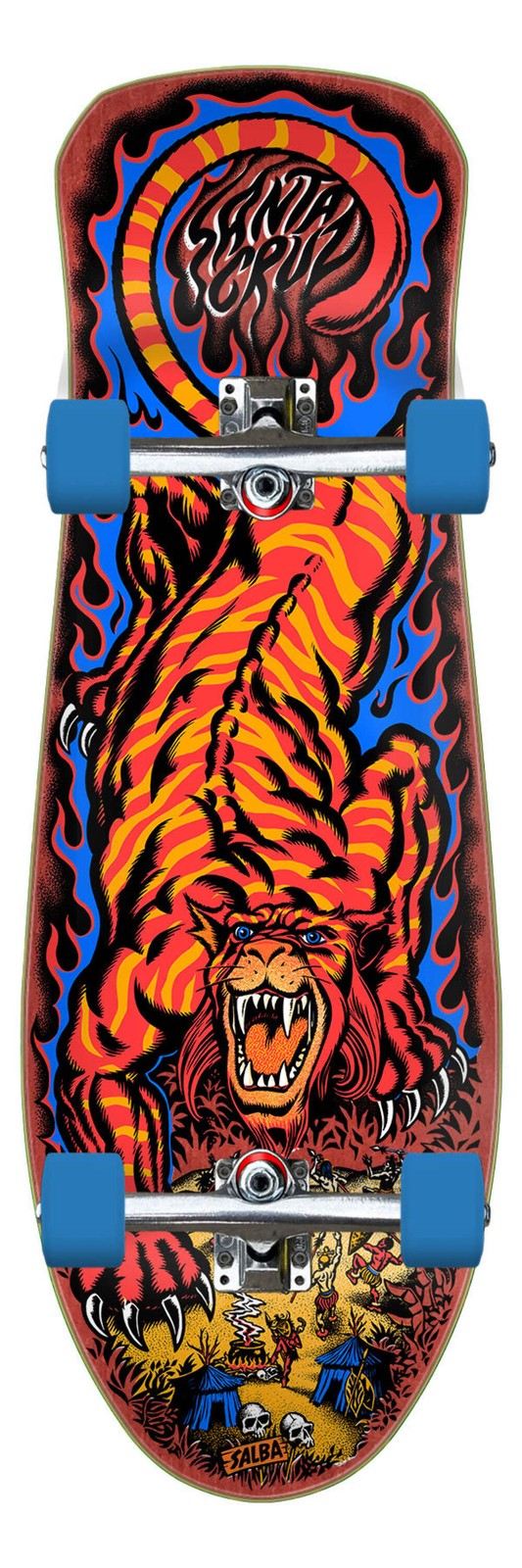 Santa Cruz Salba Tiger 10.3" Complete Skateboard