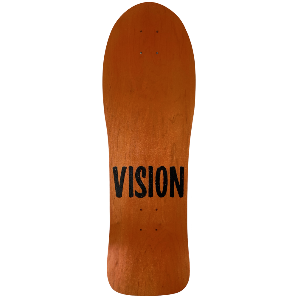 Vision Tom Groholski Jersey Devil skateboard deck detail view