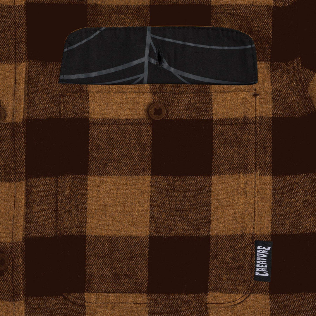 Creature Web L/S Flannel