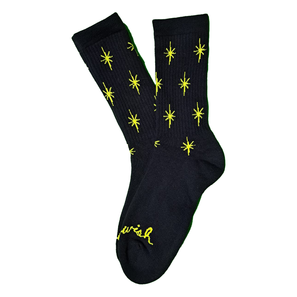 DEATHWISH "BLISTER IN THE SUN" BLACK SOCKS