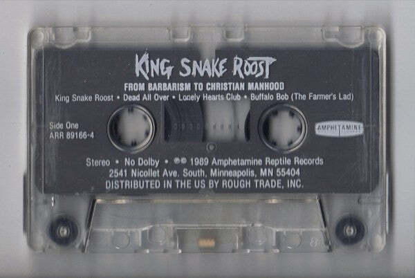 King Snake Roost – From Barbarism To Christian Manhood Cassette *USED 1989 RELEA