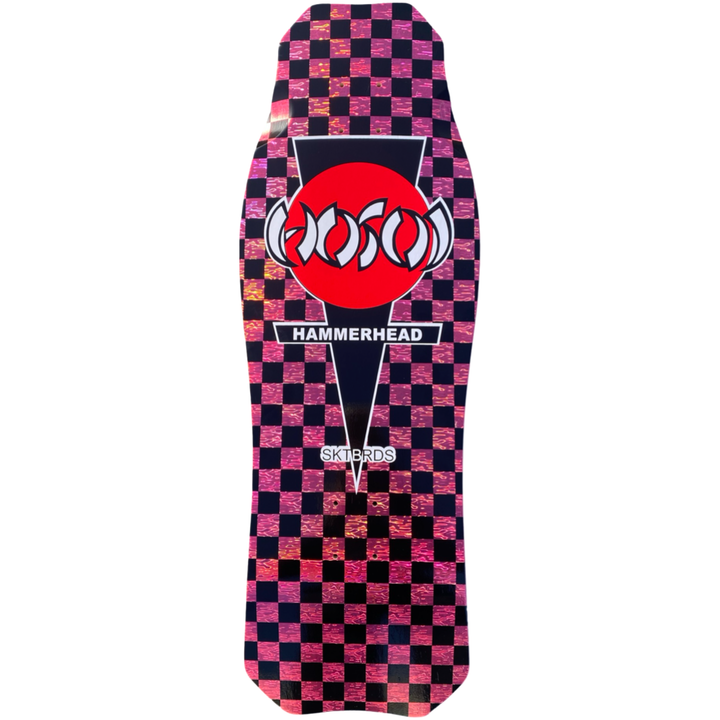 Hosoi "Sparkle Rose Checkered" Ltd Valentine'S 2026 Og Hammerhead 10.5" Skateboa