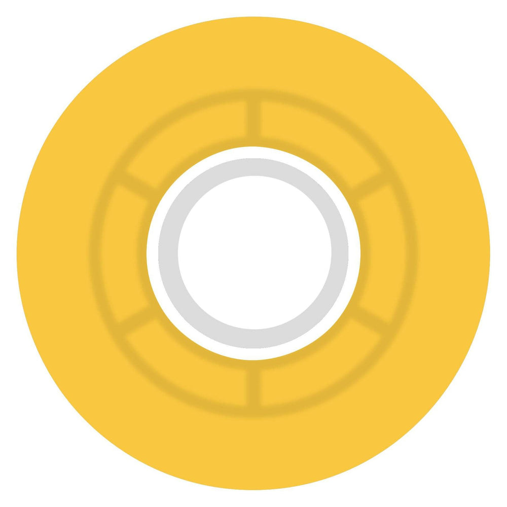 Ricta Clouds Transparent Citrus White 55Mm 78A Skateboard Wheels