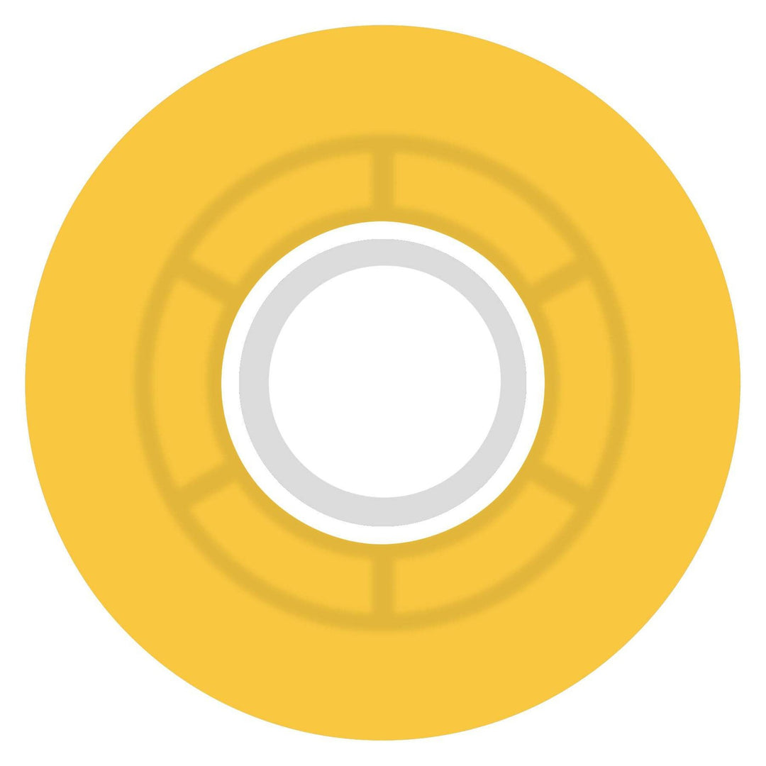 Ricta Clouds Transparent Citrus White 55mm 78a Skateboard Wheels