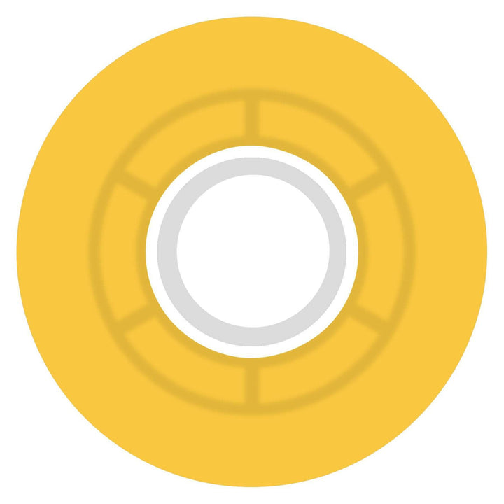 Ricta Clouds Transparent Citrus White 55mm 78a Skateboard Wheels