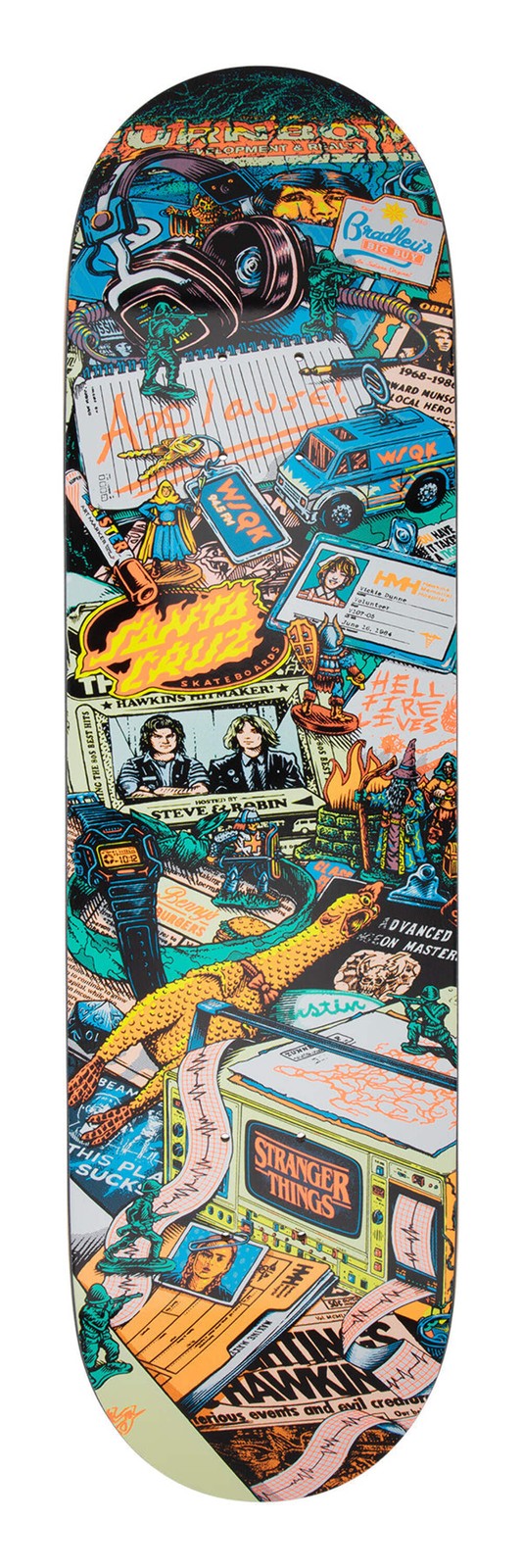 SANTA CRUZ x STRANGER THINGS SEASON 5 SKATE SHOP EXCLUSIVE 8.5" SKATEBOARD DECK