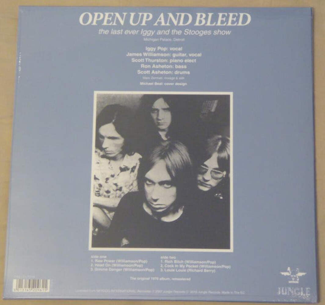 Iggy & The Stooges - Metallic KO Vinyl LP Record