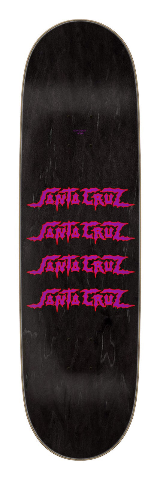 SANTA CRUZ PACE "DEATHTRAP REMIX" 8.7" SKATEBOARD DECK