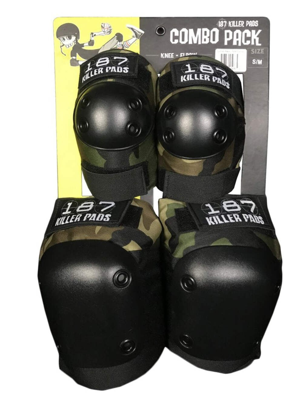187 Killer Pads Combo Pack Pad Set Elbow Pads / Knee Pads