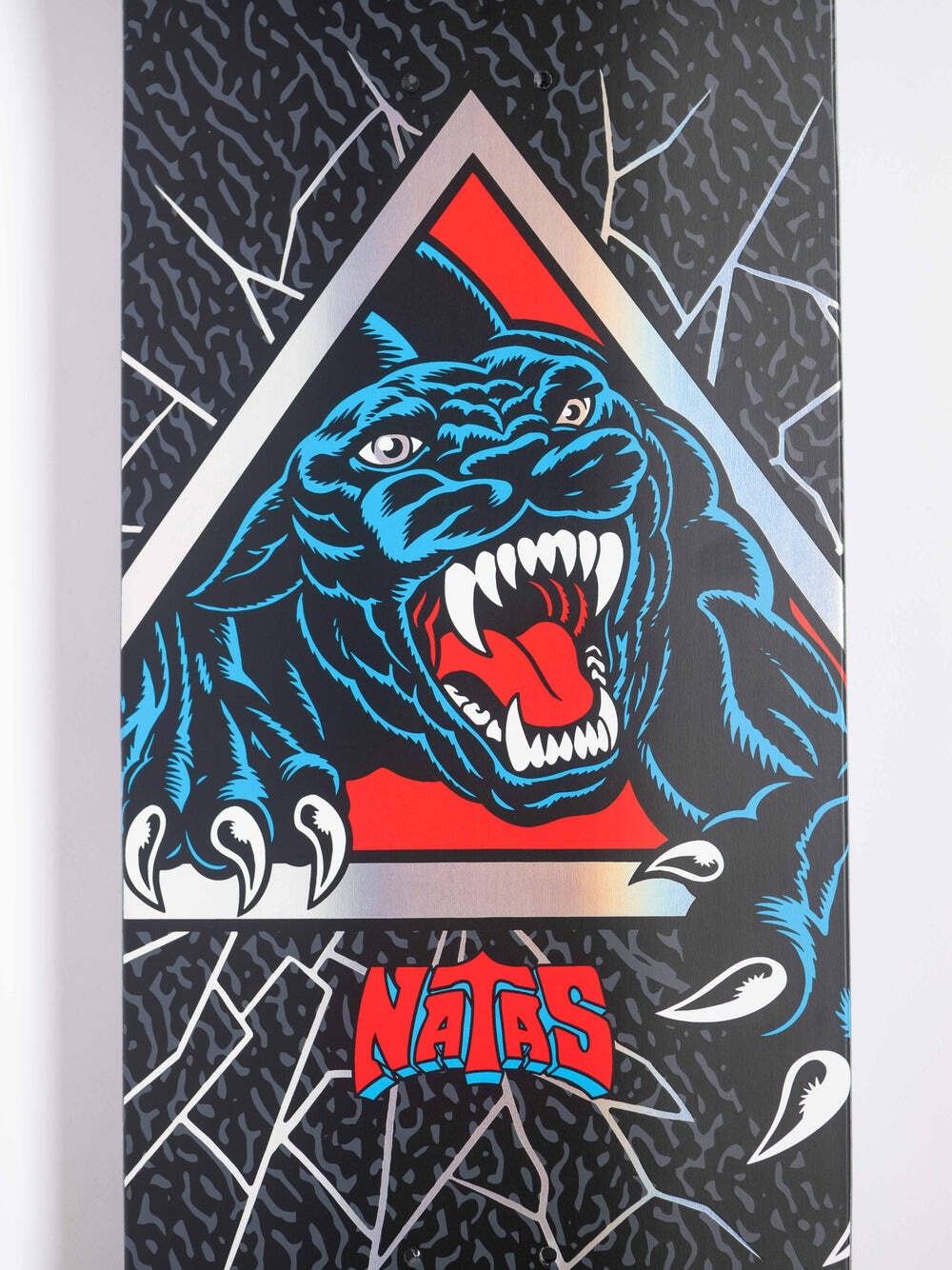 Santa Cruz Natas Shattered Panther Vx 9" Complete Skateboard