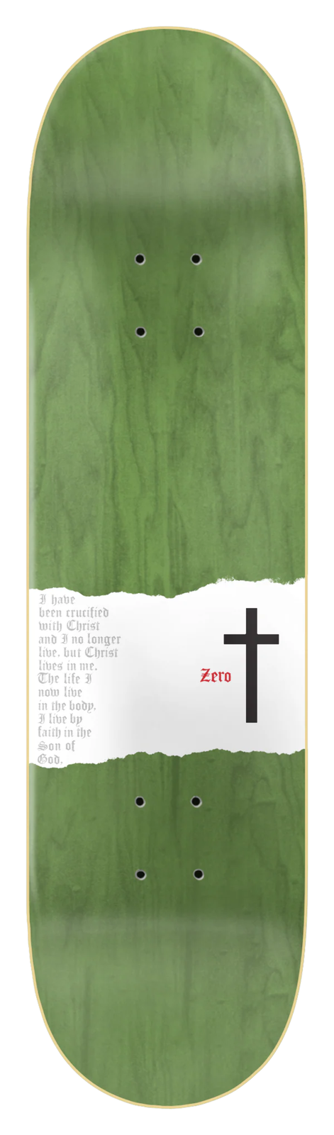 Zero Ryan Sheckler "Cross" 8.5" Skateboard Deck