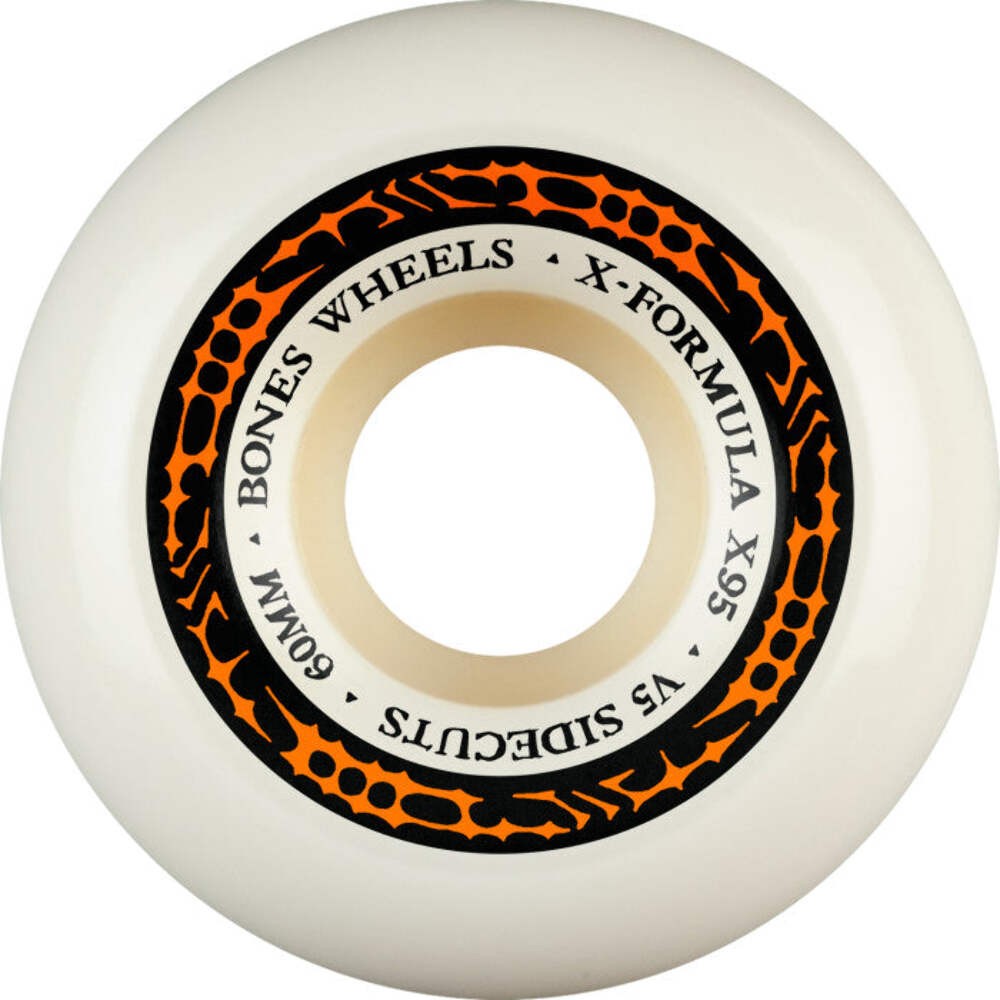 ボーンズXフォーミュラ　60ミリ95A V5 Bones Wheels X-Formula V5 Sidecuts 60mm 95A Skateboard Wheels