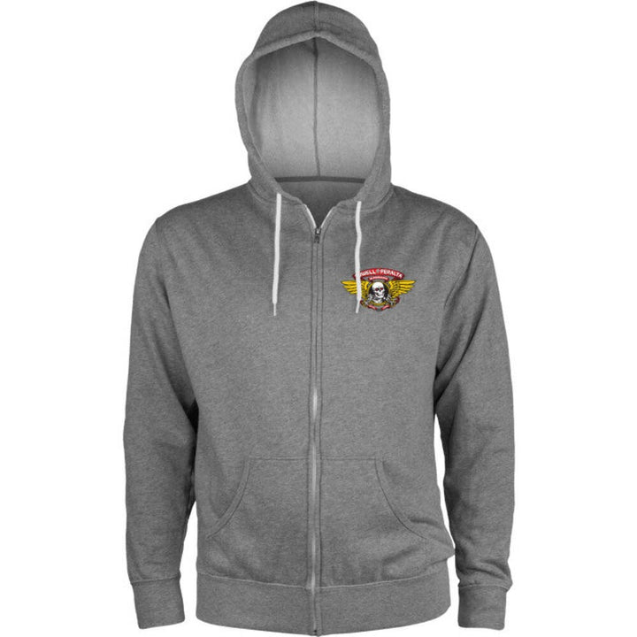 Powell Peralta Winged Ripper Lightweight Zipper Hooded Sweatshirt