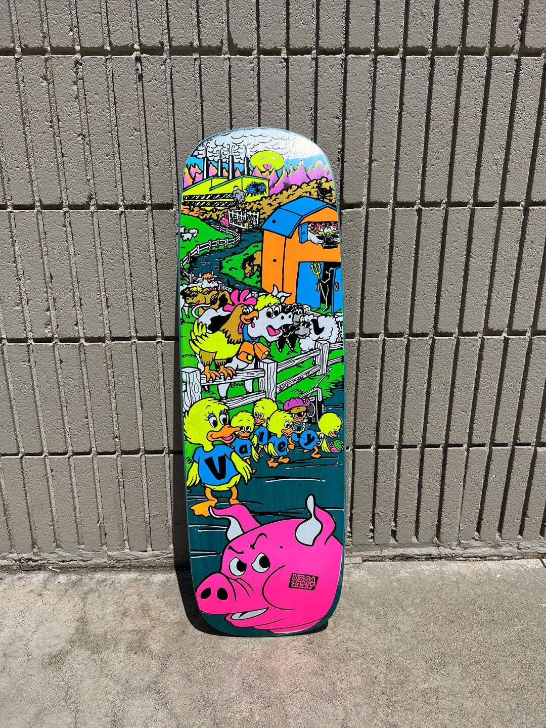 World Industries Mike Vallely Barnyard [Autograph Option] Skateboard Deck