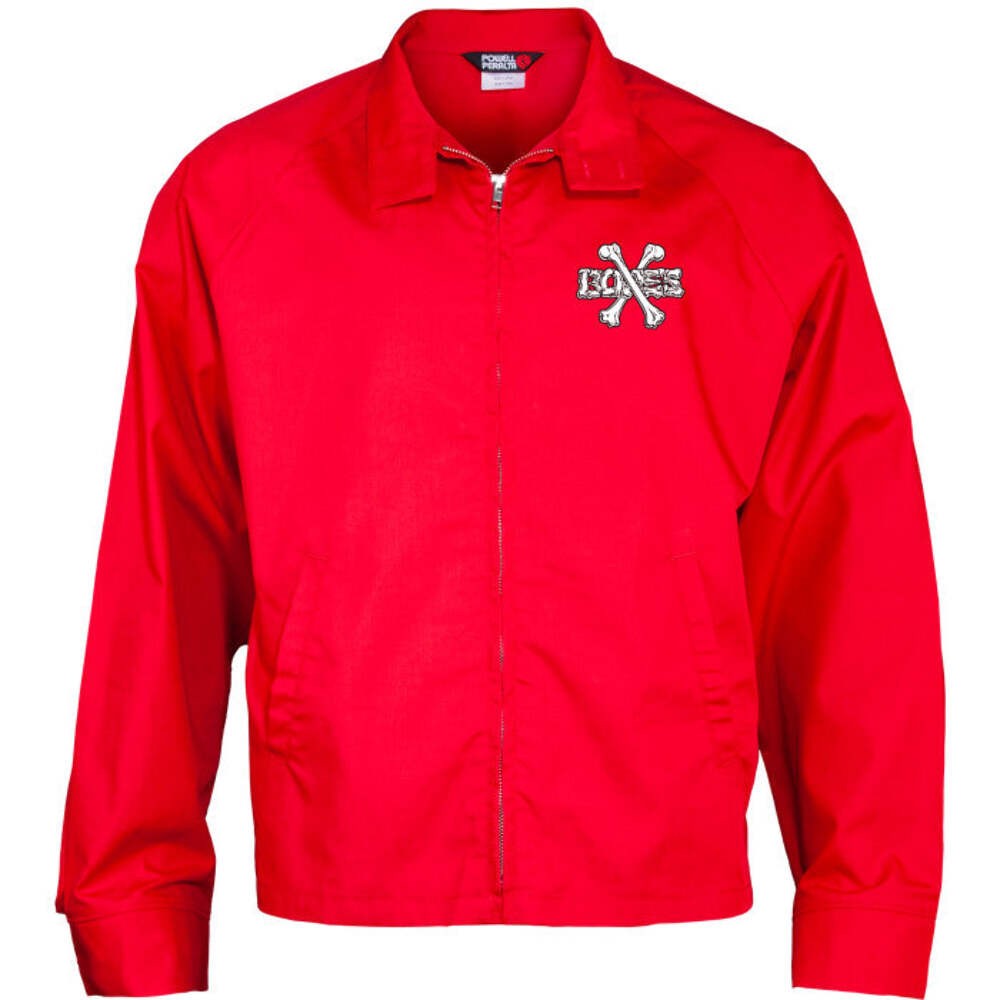 Powell Peralta Cross Bones Red Gas Jacket