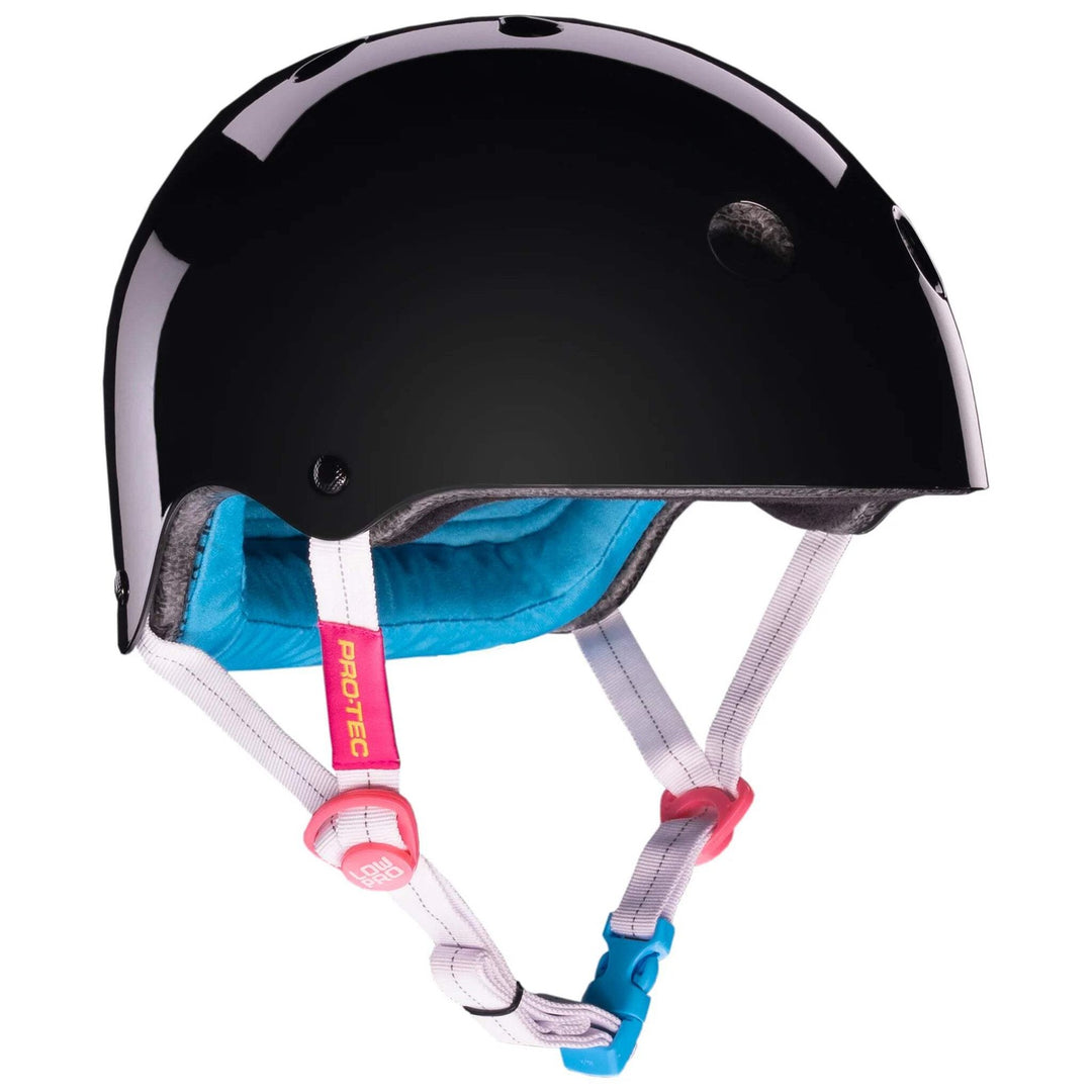 Protec x Santa Cruz LOW PRO Certified Helmet (Black Gloss)