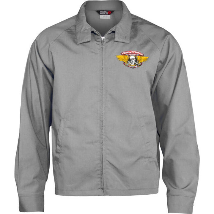 Powell Peralta Winged Ripper Postal Grey Gas Jacket