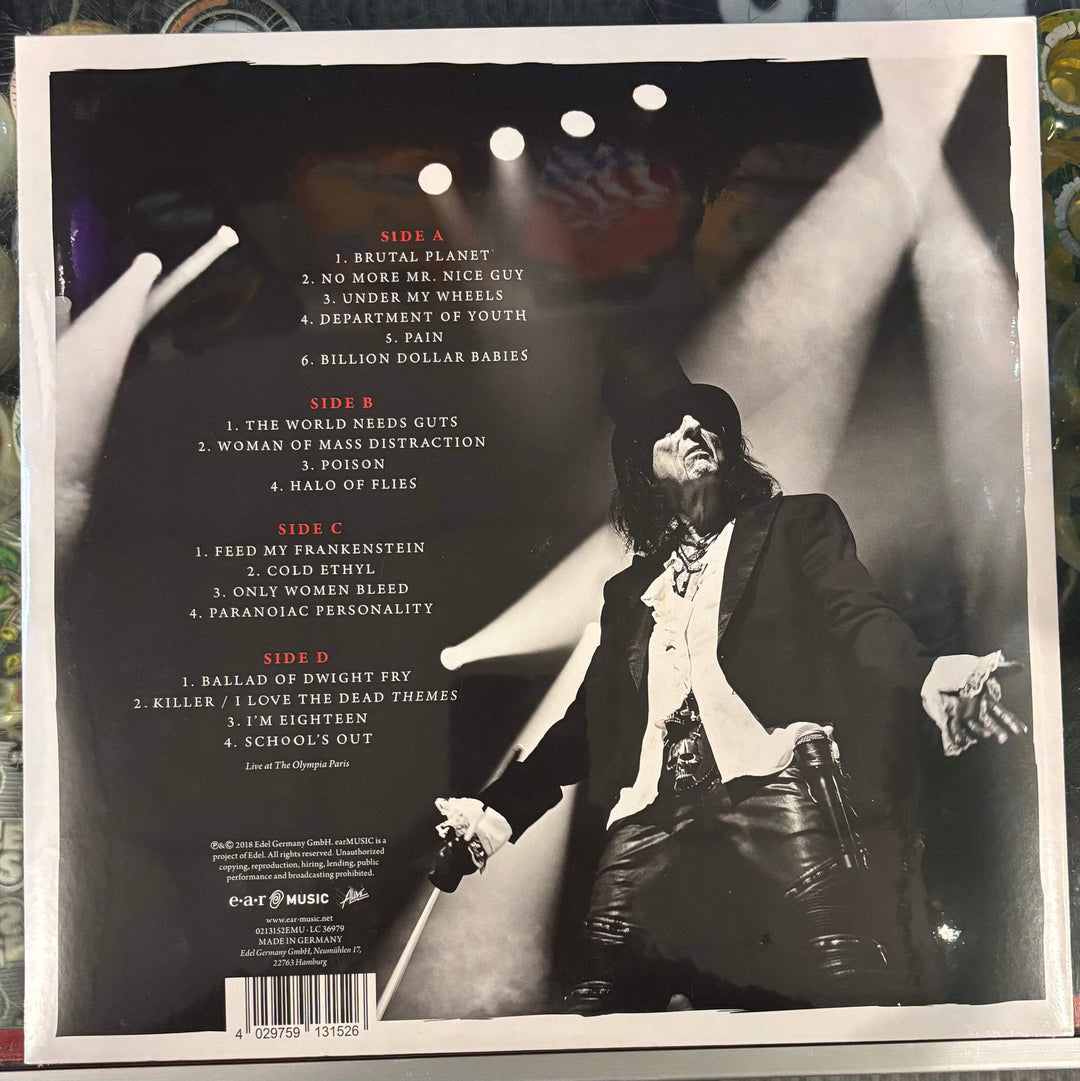 ALICE COOPER - A Paranormal Evening At The Olympia Paris 2x (Color Vinyl) LP Rec