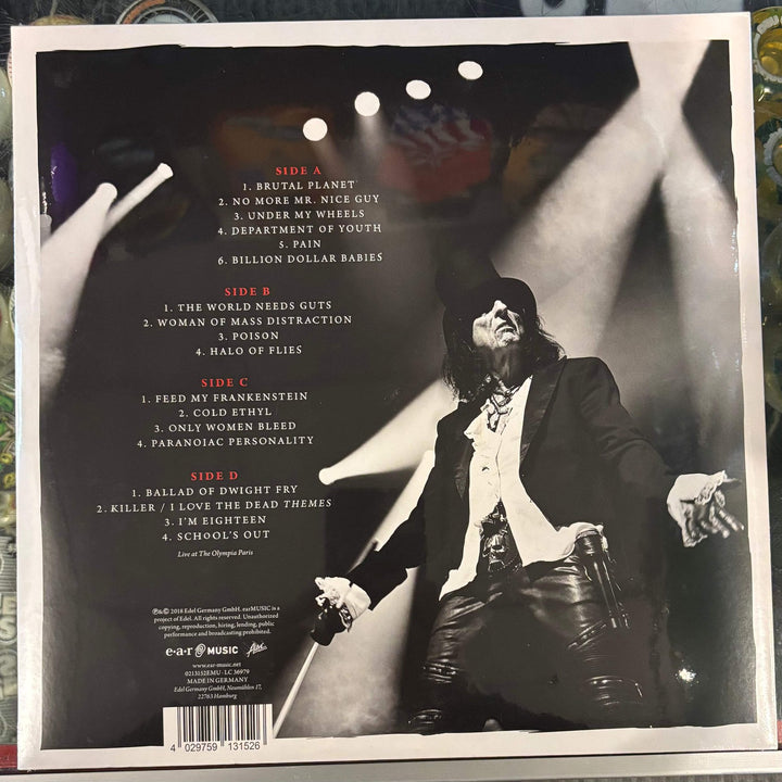 ALICE COOPER - A Paranormal Evening At The Olympia Paris 2x (Color Vinyl) LP Rec