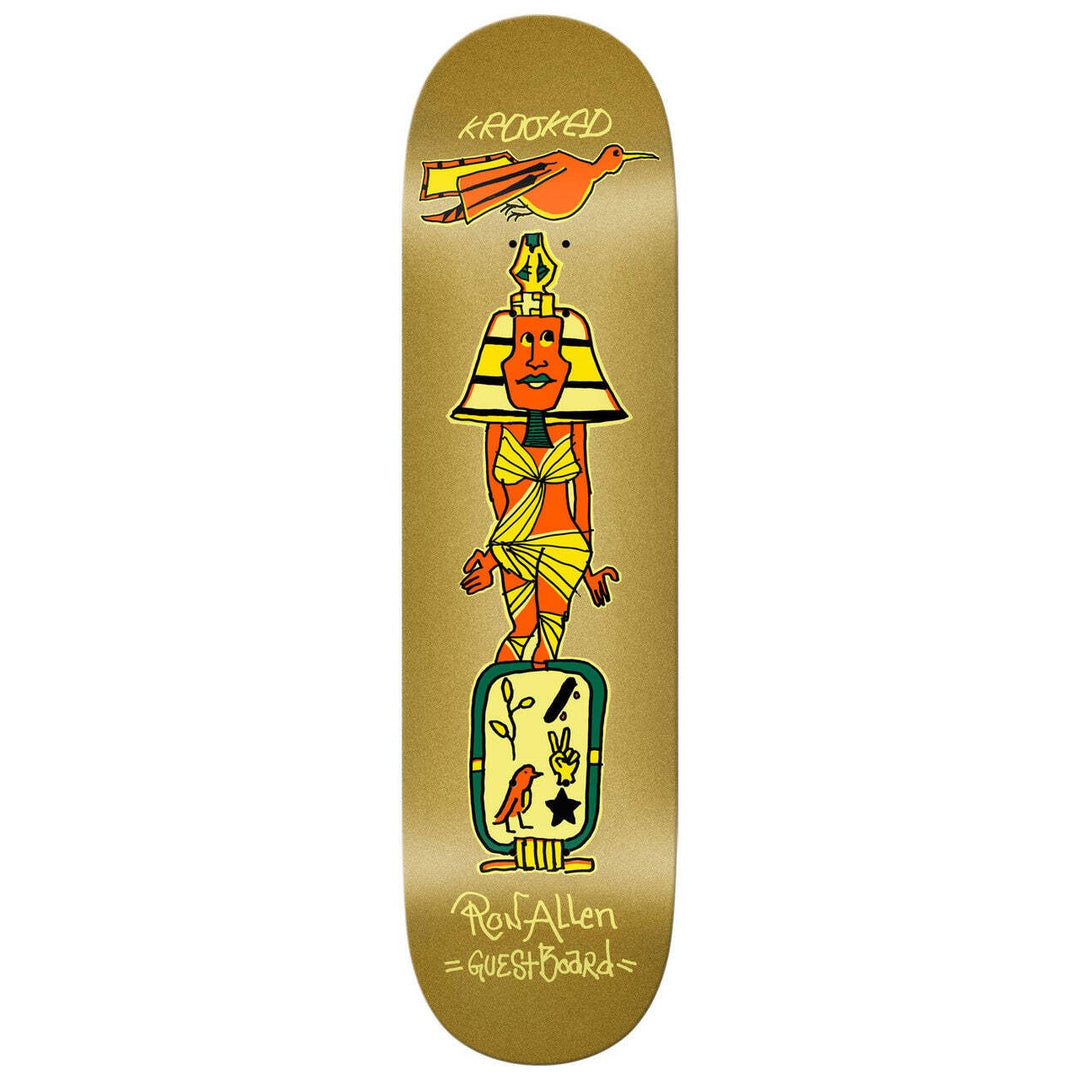 Krooked Ron Allen Guest Gold 8.25" Skateboard Deck