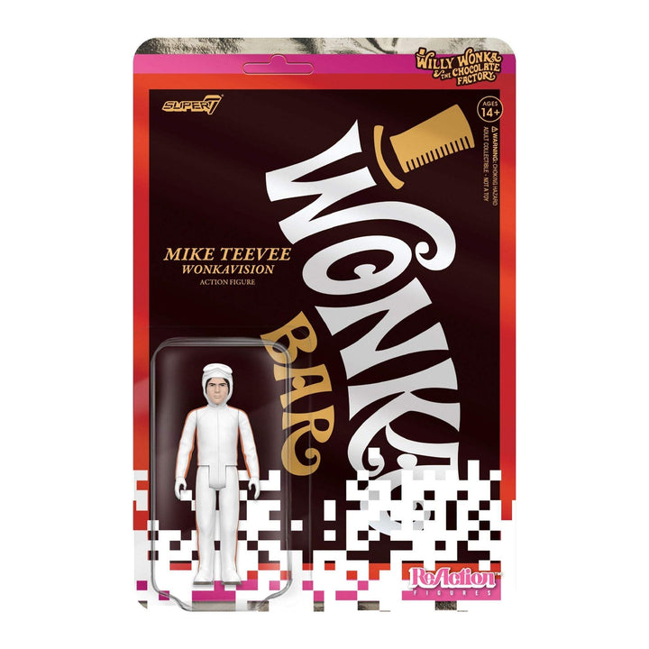 Super7 x WILLY WONKA & THE CHOCOLATE FACTORY - Mike Teevee (White Suit) ReAction