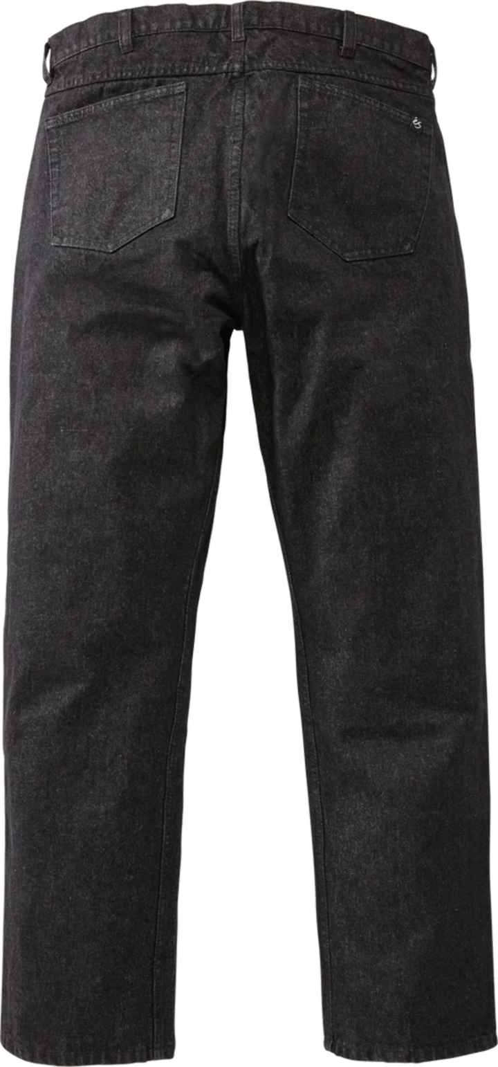 eS Black Wash Baggy Denim Pants