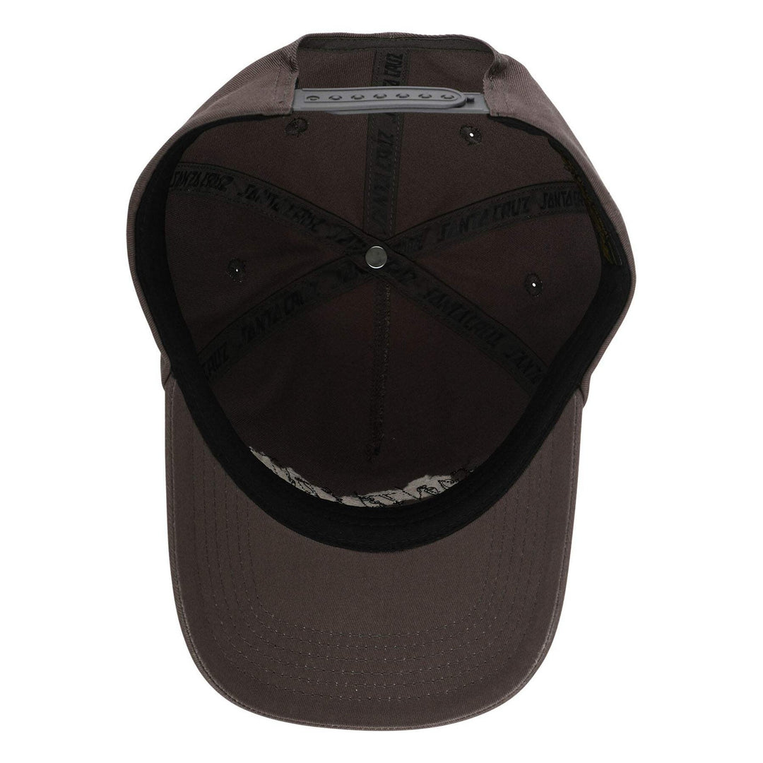 Santa Cruz Strip Felt Snapback Unstructured Hat