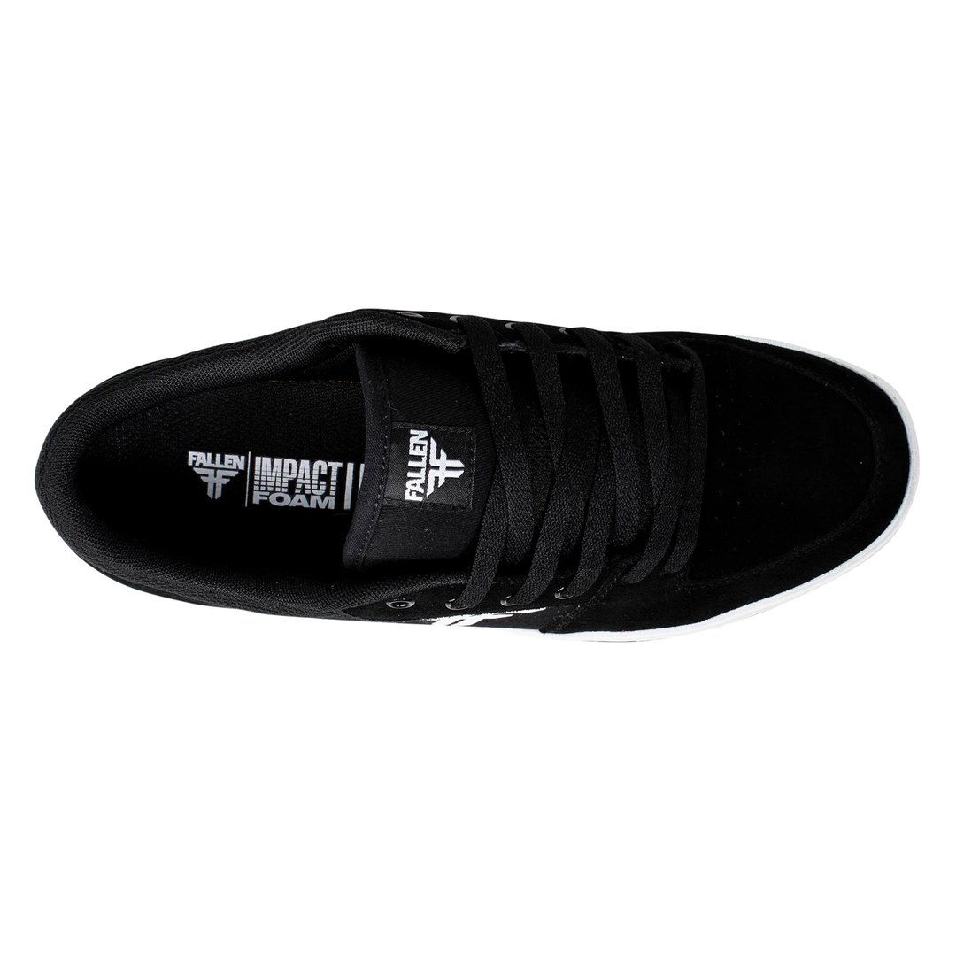 Fallen Patriot Black/White Skateboard Shoes